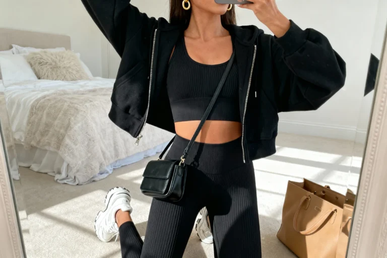 10 Black Gym Outfits That Look Expensive (even After a Workout)