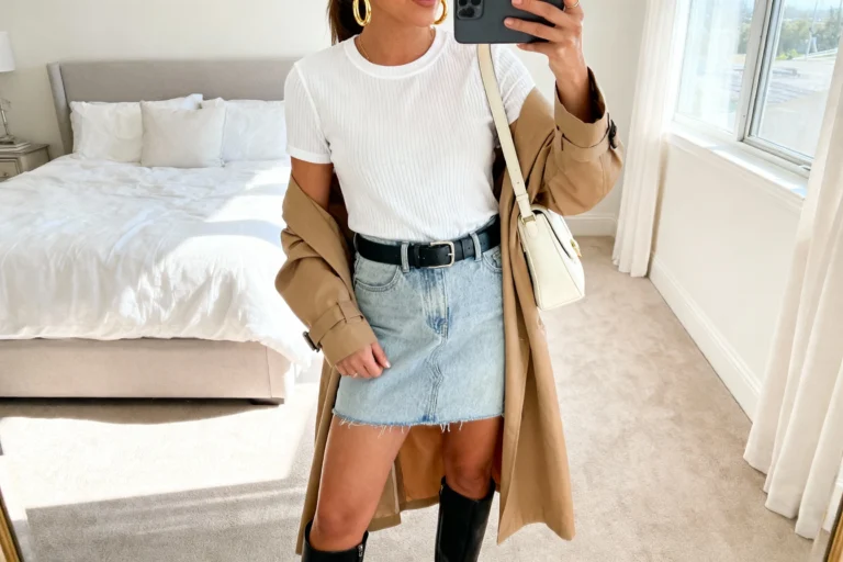 10 Chic Jeans Mini Skirt Outfits That’ll Make Getting Dressed Ridiculously Easy