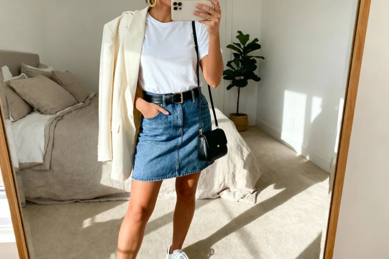 10 Trendy Jeans Mini Skirt Outfits That’ll Upgrade Your Everyday Style