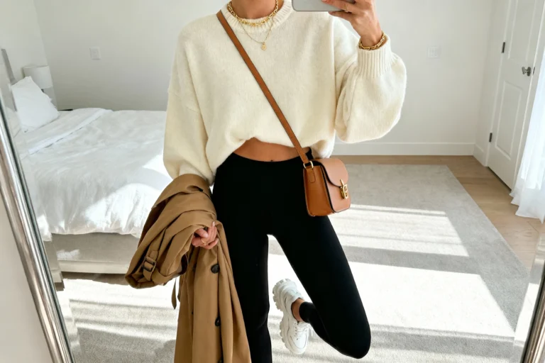 10 Trendy Legging Outfit Ideas That’ll Make Getting Dressed Stupid-easy