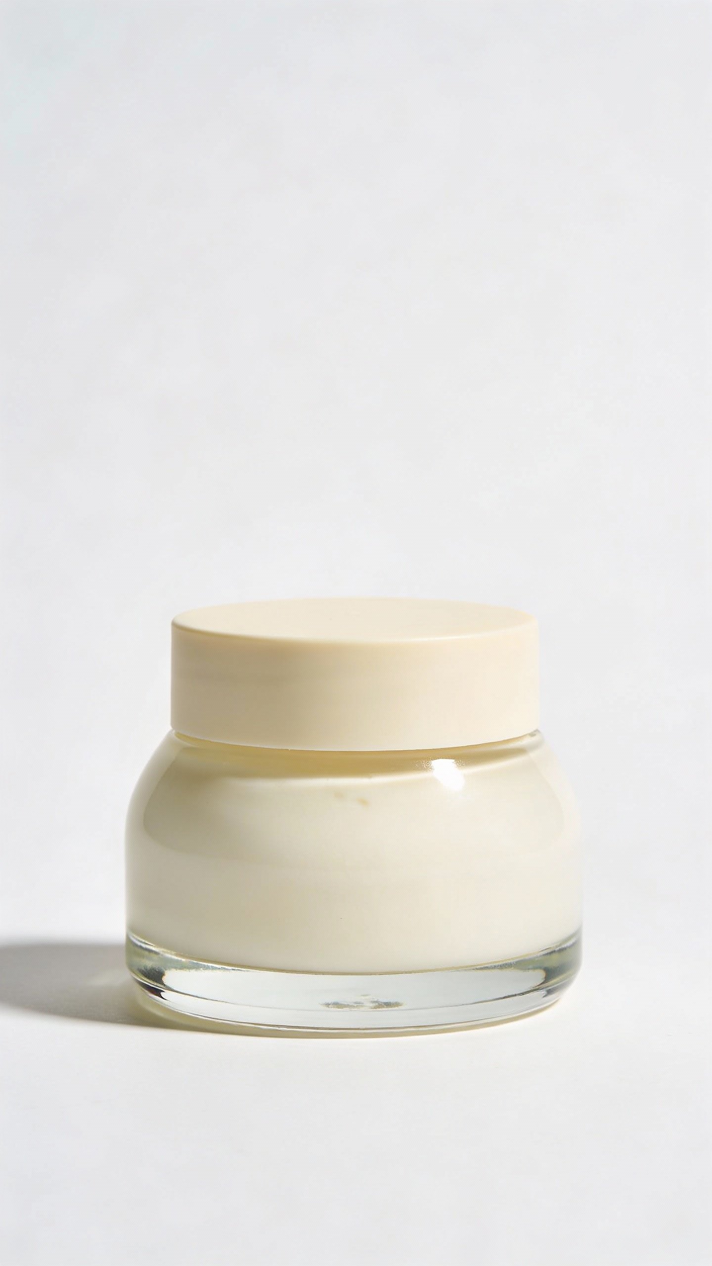 single jar of ceramide barrier cream on white background