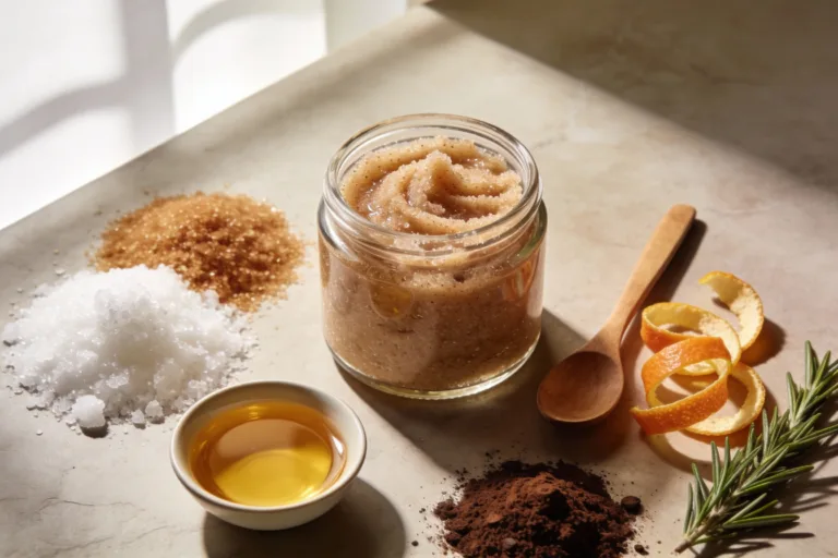 How to Create a Homemade Sugar Scrub That Glows Fast