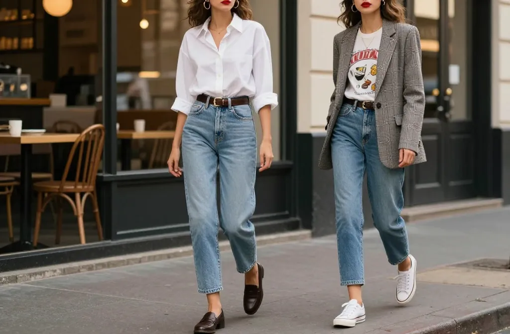 10 Mom Jeans Outfit Ideas to Make Every Outfit Pop