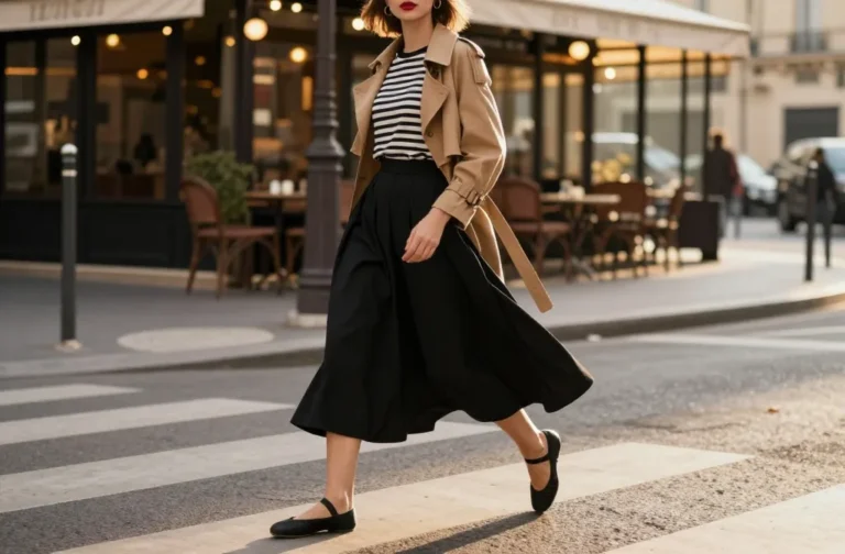 10 Long Black Skirt Outfit Ideas That Turn Heads