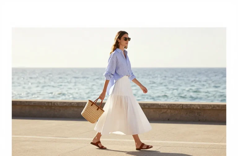 10 White Long Skirt Outfit Ideas That Look Effortlessly Chic