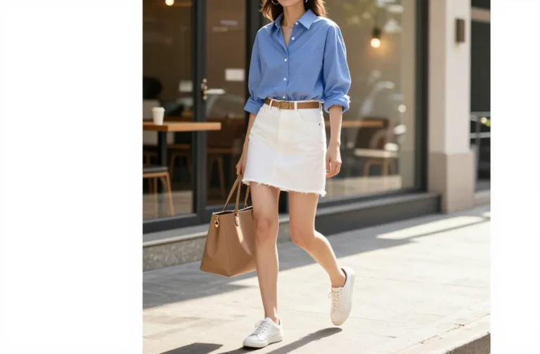 Viral 10 White Denim Skirt Outfit Ideas You’Ll Love
