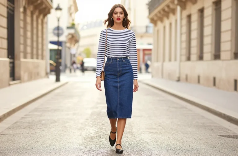 10 Denim Midi Skirt Outfit Ideas You’Ll Wear on Repeat