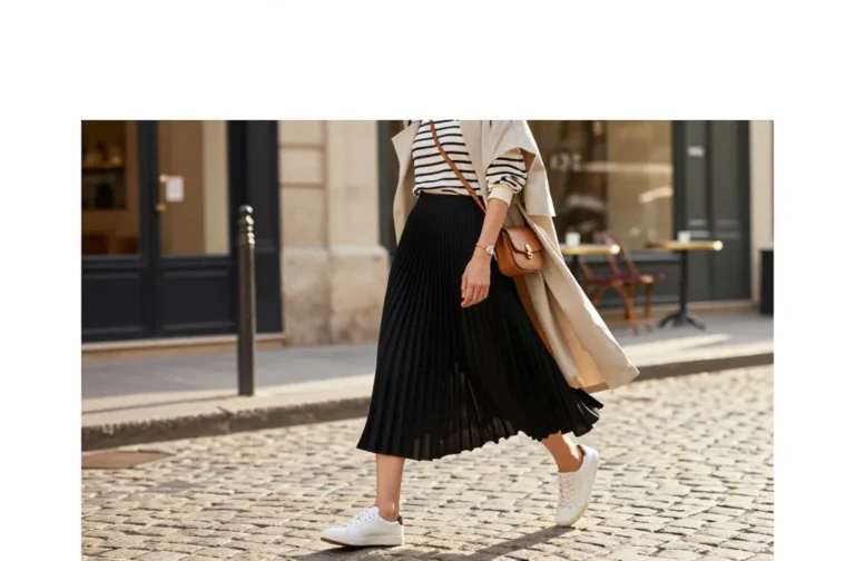 10 Long Pleated Skirt Outfit Ideas That Turn Heads