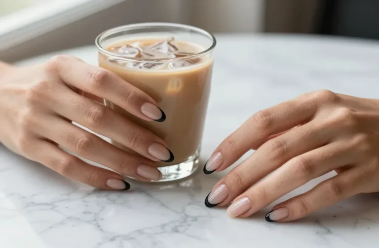 10 Black French Nails That Look Dangerously Chic