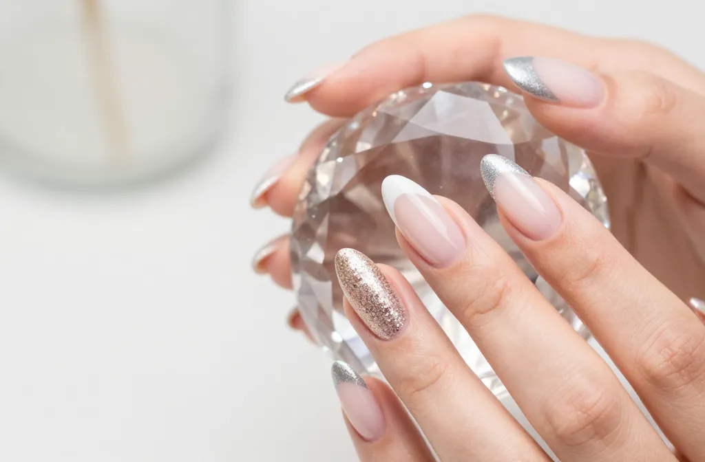 10 Glitter French Nails That Sparkle Like Luxury Tips