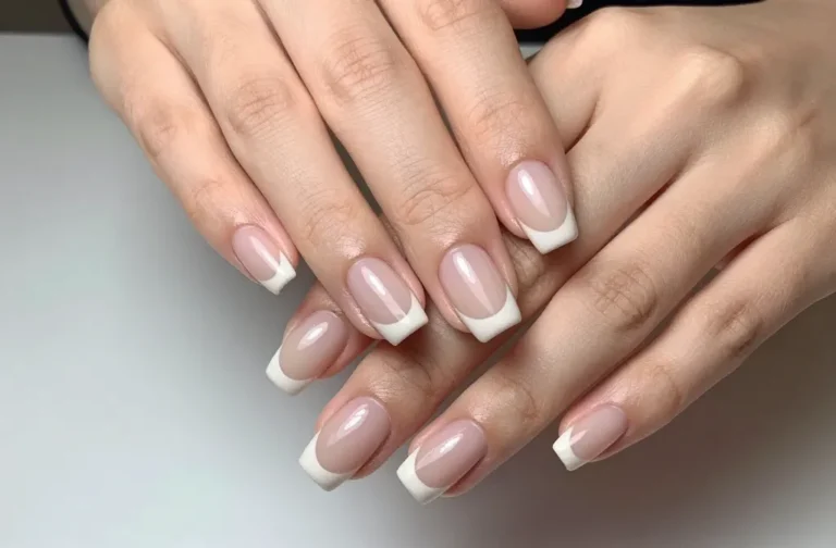 10 Square French Tip Acrylic Nails That Look Insanely Chic