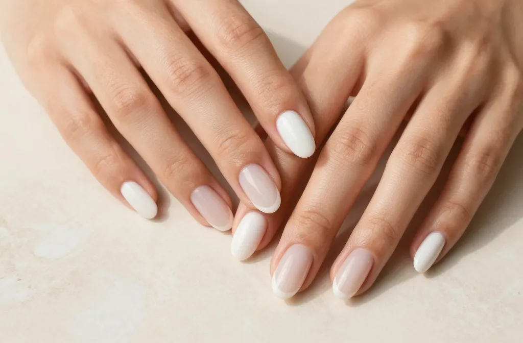 Steal the Look 10 Milky White French Tip Nails That Wow
