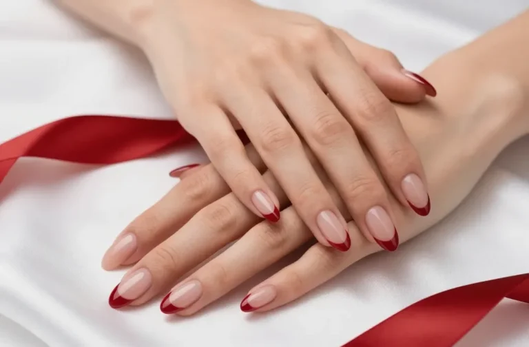 10 French Nails Red Ideas That Slay Every Season