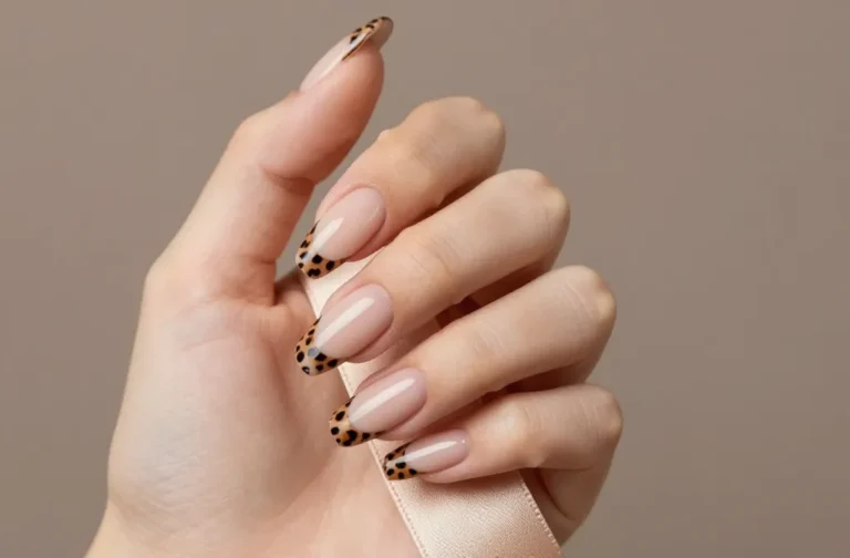 10 Leopard French Nails That Turn Heads Instantly