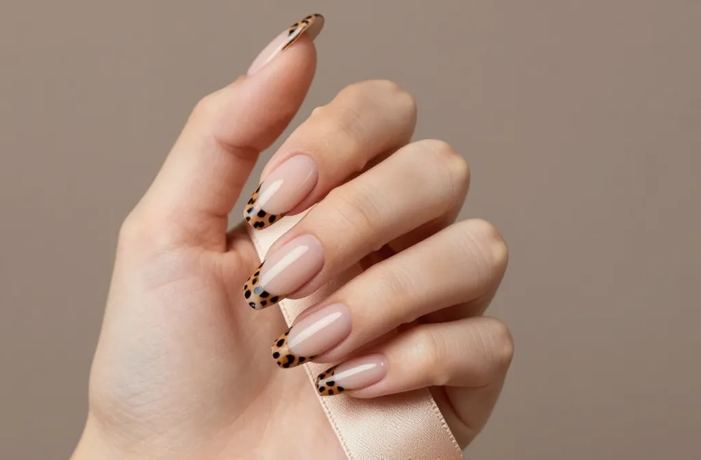 10 Leopard French Nails That Turn Heads Instantly