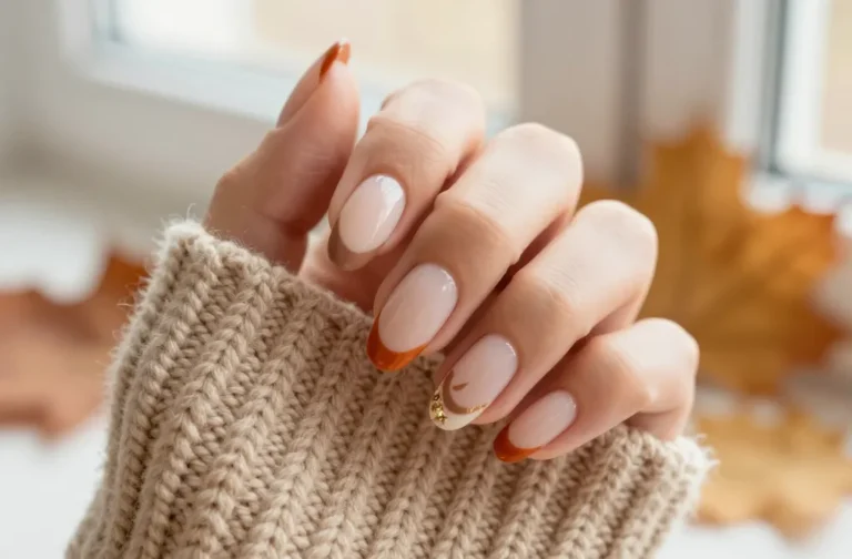 10 Fall French Tip Nails to Instantly Upgrade Your Mani