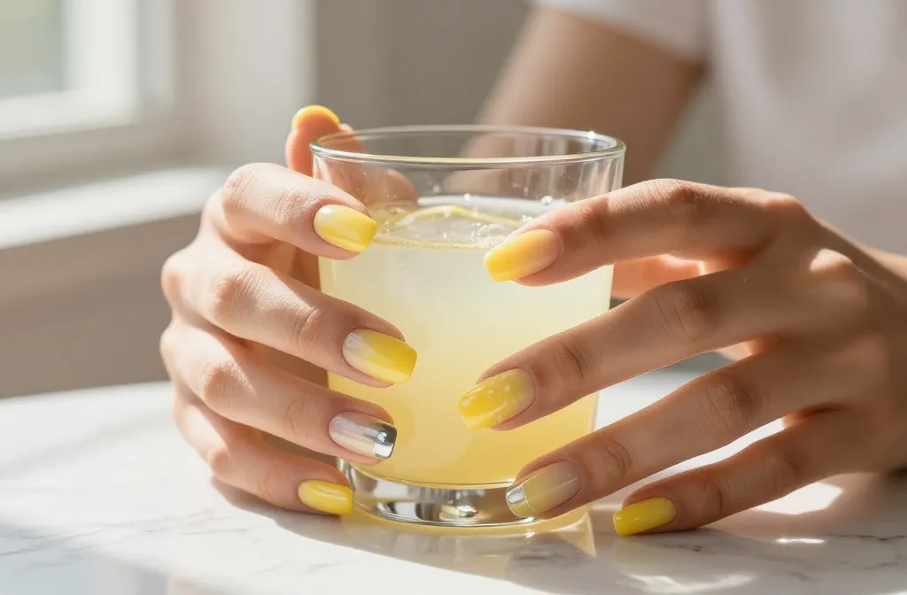 10 Yellow French Nails That Instantly Brighten Your Look