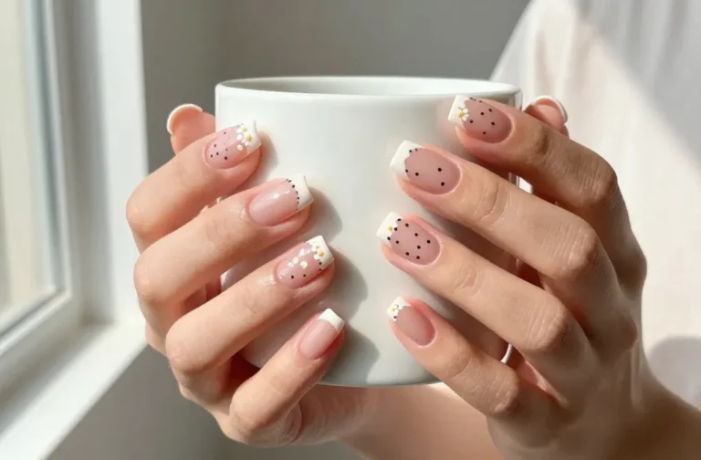 10 French Nails with Flowers That Feel Effortlessly Chic