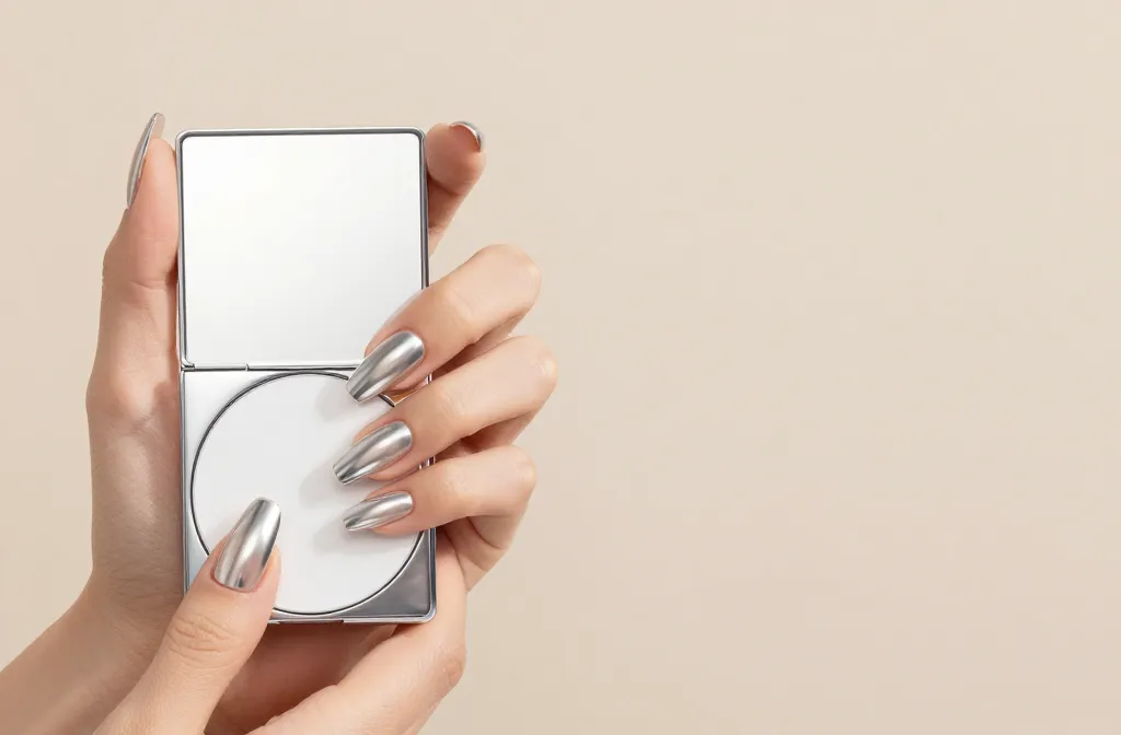 10 Silver French Nails That Look Insanely Chic