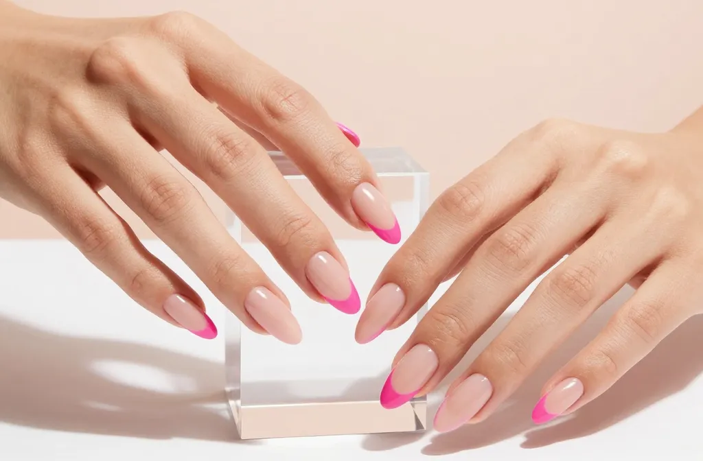 10 Hot Pink French Tip Nails That Steal the Spotlight
