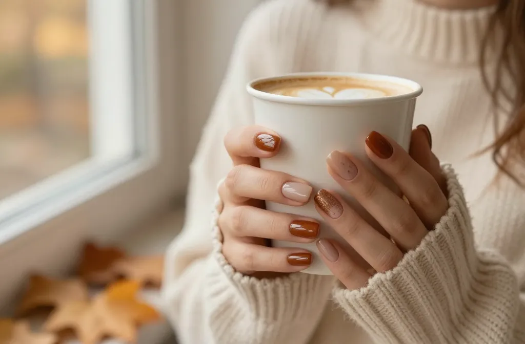 10 Autumn French Tip Nails That Look Effortlessly Chic