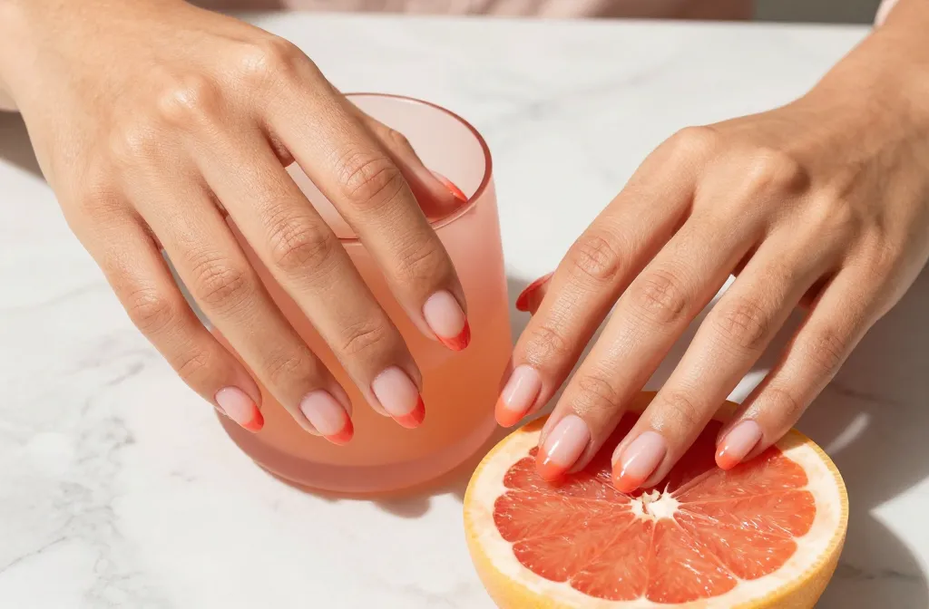 10 Coral French Tip Nails That Look Effortlessly Luxe