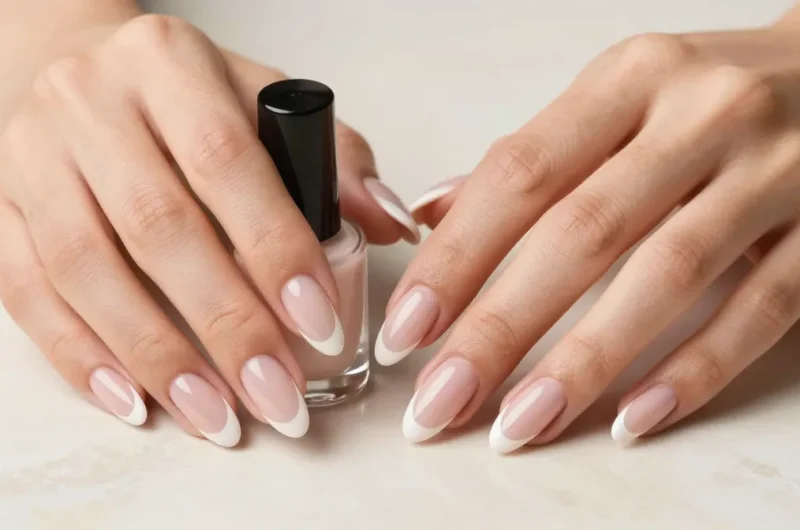 10 French Tip Almond Acrylic Nails You’Ll Obsess Over