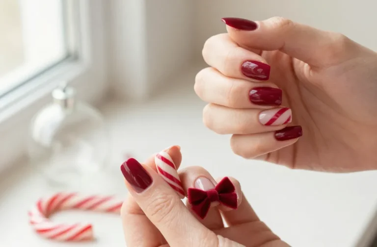 10 Short Christmas Nails That Look Chic and Festive