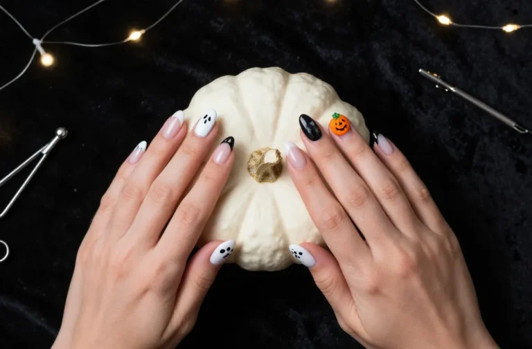 Spooky Chic: 10 Halloween Short Nails to Try Now
