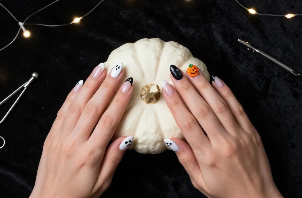 Spooky Chic: 10 Halloween Short Nails to Try Now