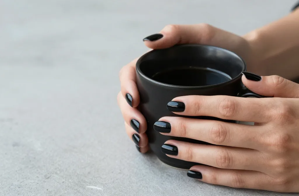 10 Short Black Nails Designs That Look Insanely Chic