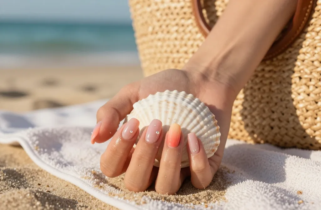 10 Short Beach Nails That Survive Sand and Look Luxe