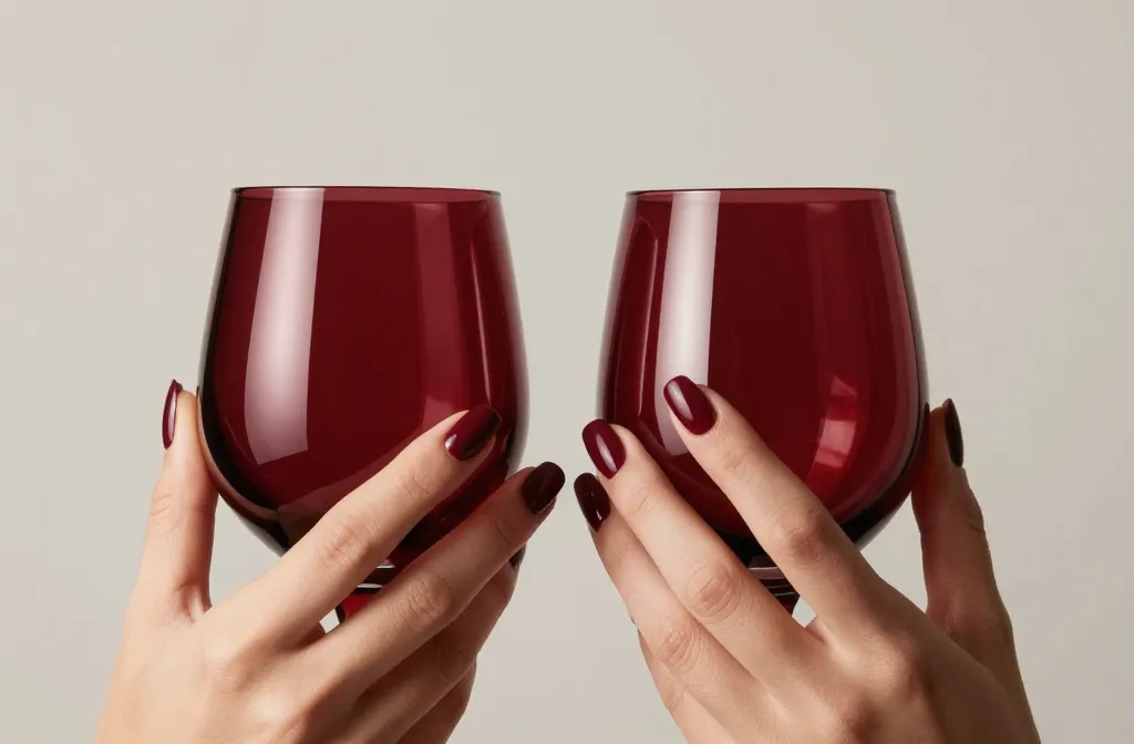 10 Short Burgundy Nails That Look Wildly Expensive