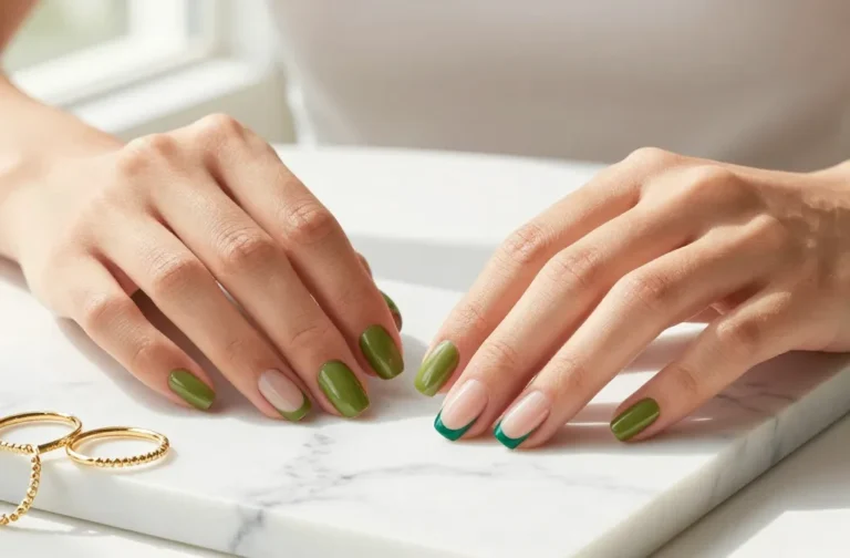 10 Green Short Nails That Look Insanely Expensive