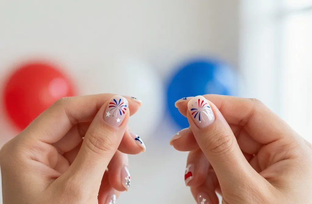 Viral 10 Fourth of July Short Nails to Steal the Show