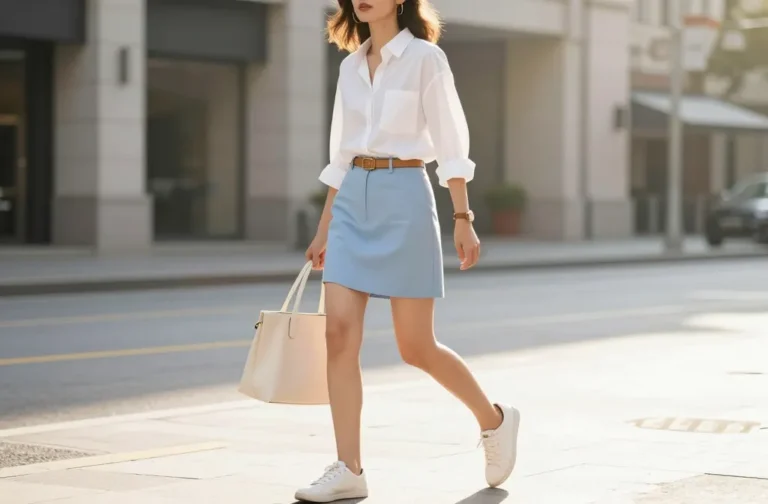Viral 10 Light Blue Mini Skirt Outfit Ideas You’Ll Love
