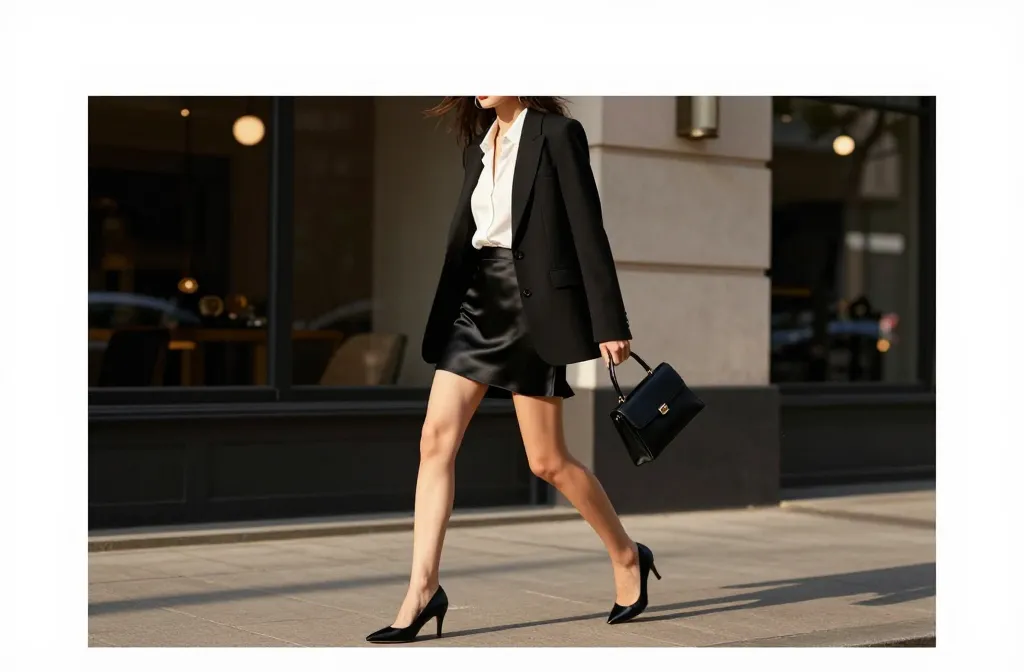 10 Black Silk Mini Skirt Outfit Ideas to Steal Now