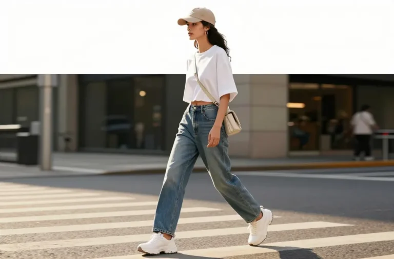 10 Baggy Jeans and Crop Top Outfit Ideas That Slay