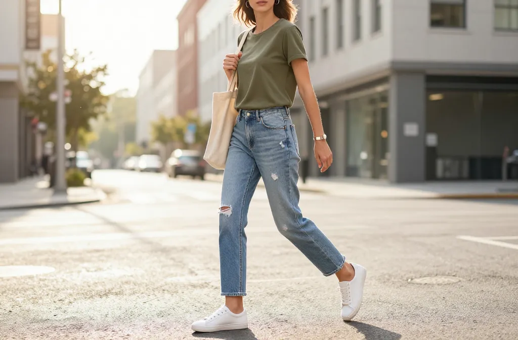 10 Olive Green Top and Jeans Outfit Ideas You’Ll Love