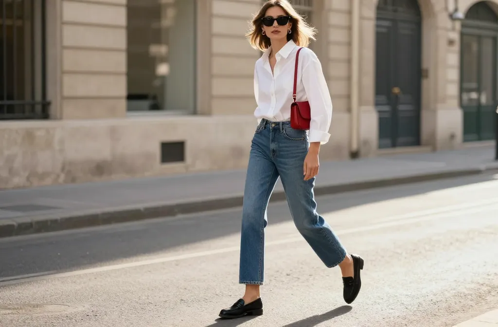 Steal These 10 Blue Jeans and White Top Outfit Ideas Now
