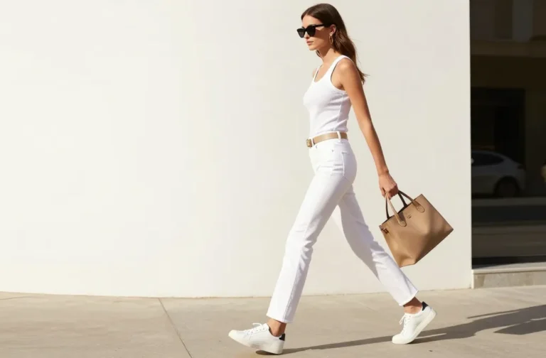 10 White Jeans and Tank Top Outfit Ideas That Slay