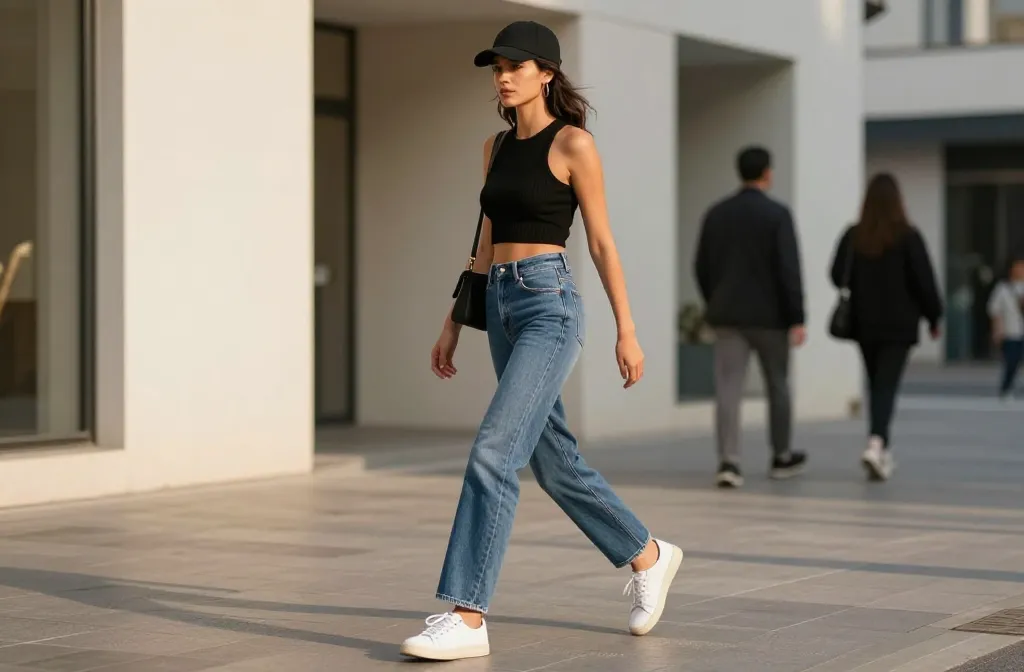 10 Black Crop Top and Jeans Outfit Ideas You’Ll Love