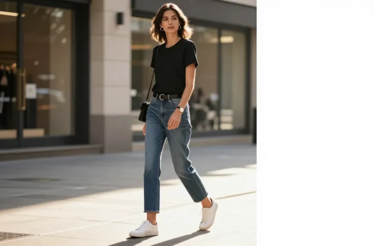 10 Black Top and Jeans Outfit Casual Looks That Always Hit