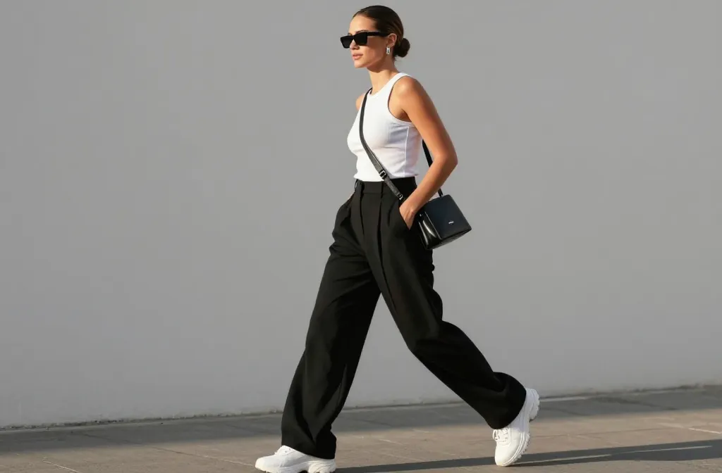 12 Black and White Tank Top Outfit Ideas That Slay