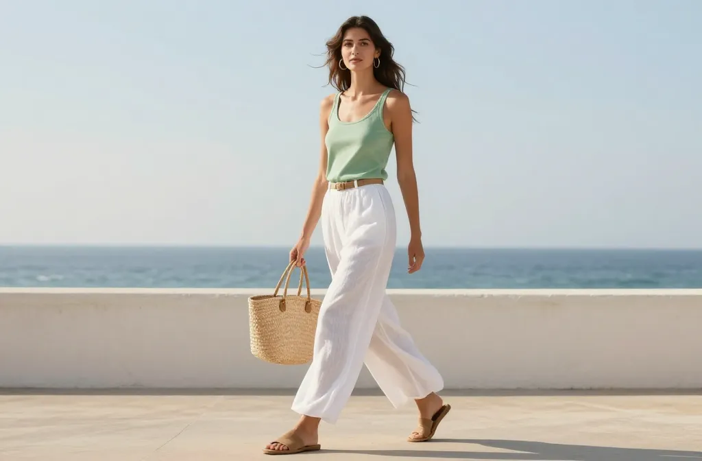 10 Light Green Tank Top Outfit Ideas That Turn Heads