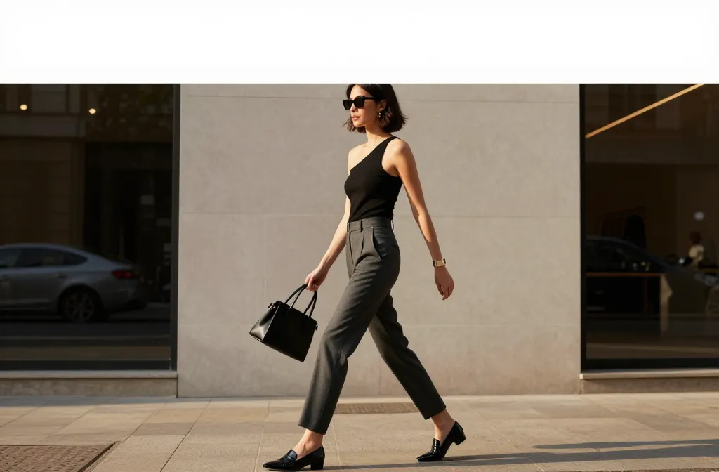 Steal Her Look: 13 One Shoulder Tank Top Outfit Ideas