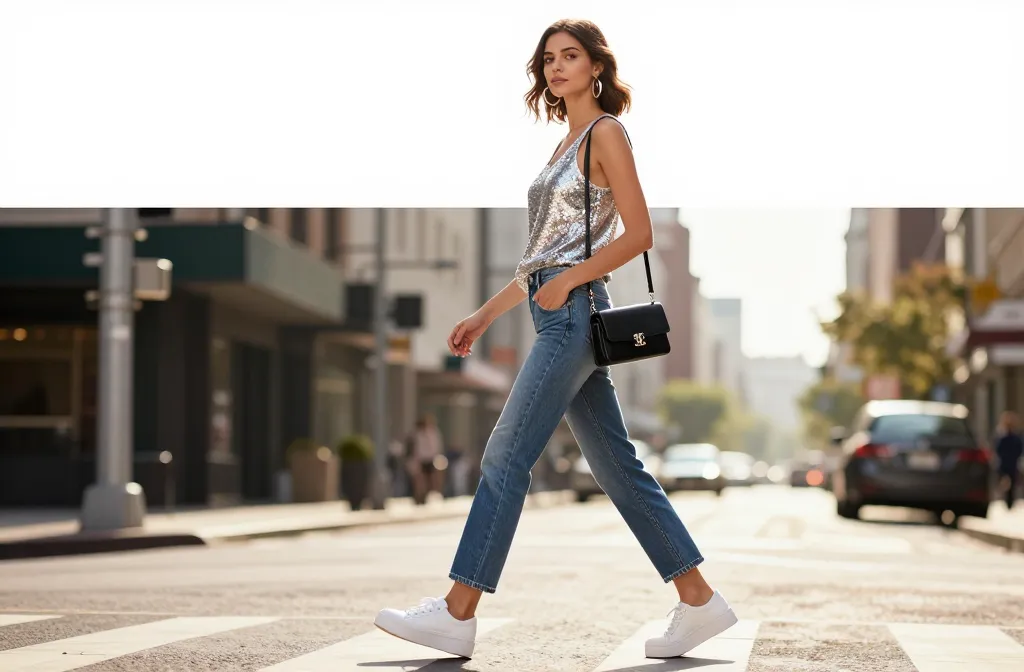 12 Sparkly Tank Top Outfit Ideas That Turn Heads