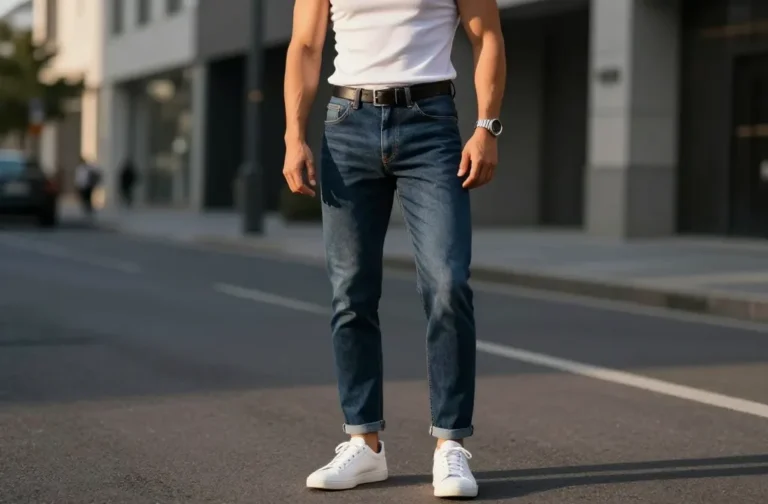 14 Jeans and Tank Top Outfit Ideas for Men That Hit Hard