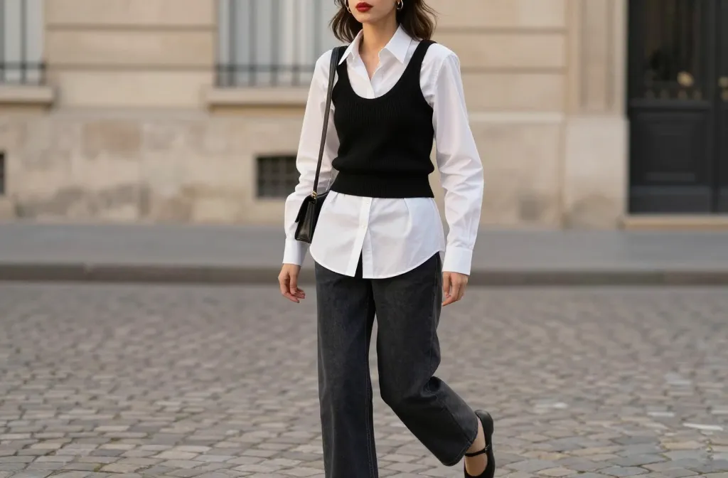 Viral 13 White Shirt Under Tank Top Outfit Ideas