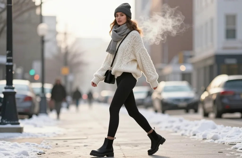 13 Leggings Outfit Winter Looks That Go Viral Fast